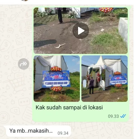 Pengiriman Karangan Bunga Kaligayam Wedi