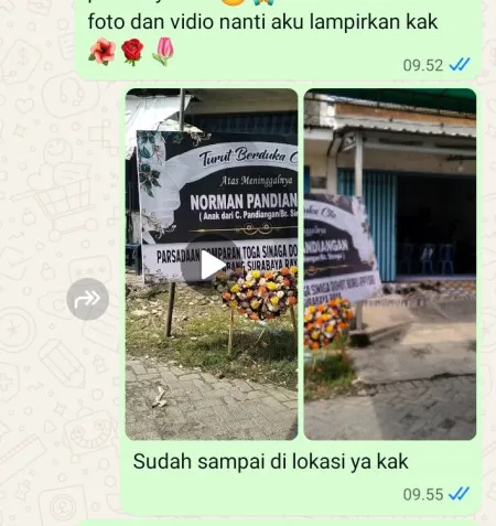 Pengiriman Karangan Bunga Kaligayam Wedi