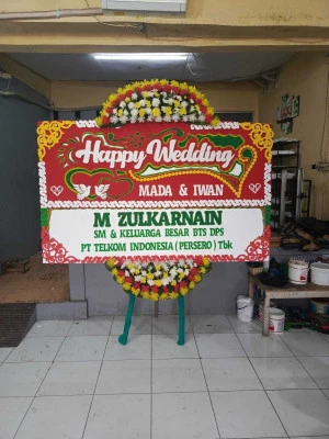 Papan Bunga di Kaligayam Wedi