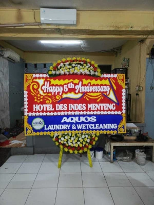 Papan Bunga di Kaligayam Wedi