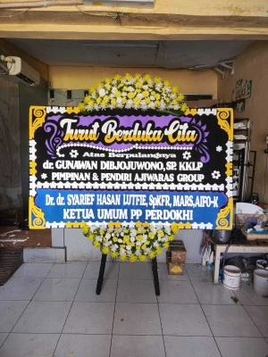 Papan Bunga di Kaligayam Wedi